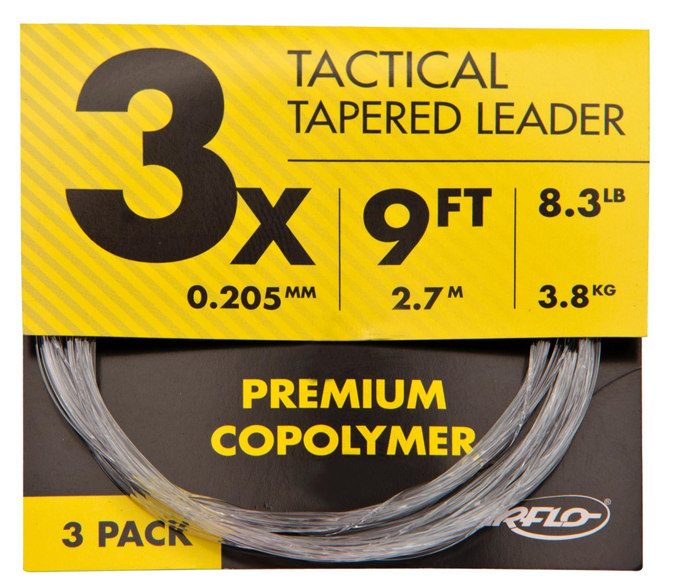 Airflo HT Tactical Tapered Leader 9ft 3 Pack 7X – Glasgow Angling Centre
