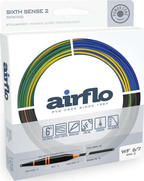 Airflo Sixth Sense 2.0 Sinking Fly Lines Di3 : WF5/6 – Glasgow Angling  Centre