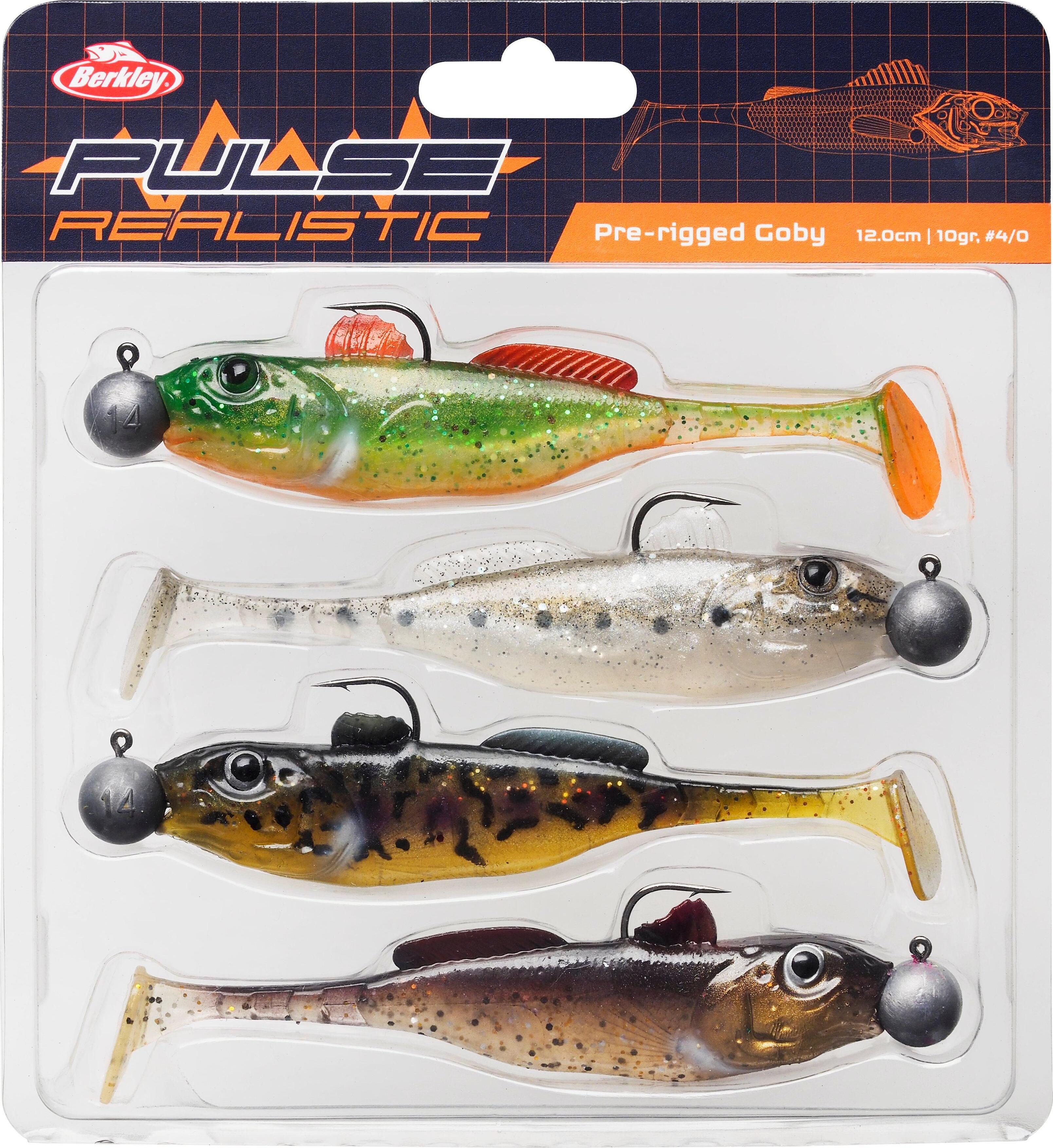 Berkley Pulse Realistic Goby Prerigged Lures 4pc – Glasgow Angling