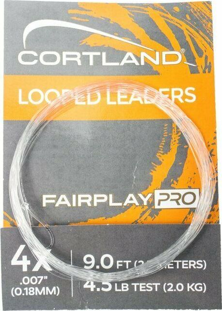 Cortland Fairplay Pro Fly Fishing Leaders 9ft - Clear Size: 6X - 2.5lb –  Glasgow Angling Centre