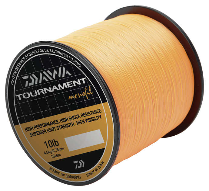 Daiwa Tournament Fluoro Orange Monofilament - 10lb 0.28mm 1540M