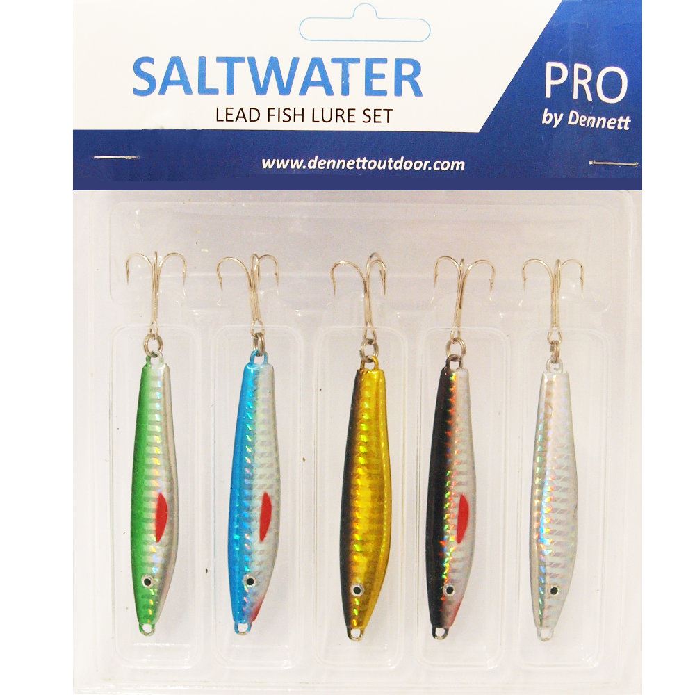 Dennett Saltwater Pro Lead Fish Set of 5 - 40g