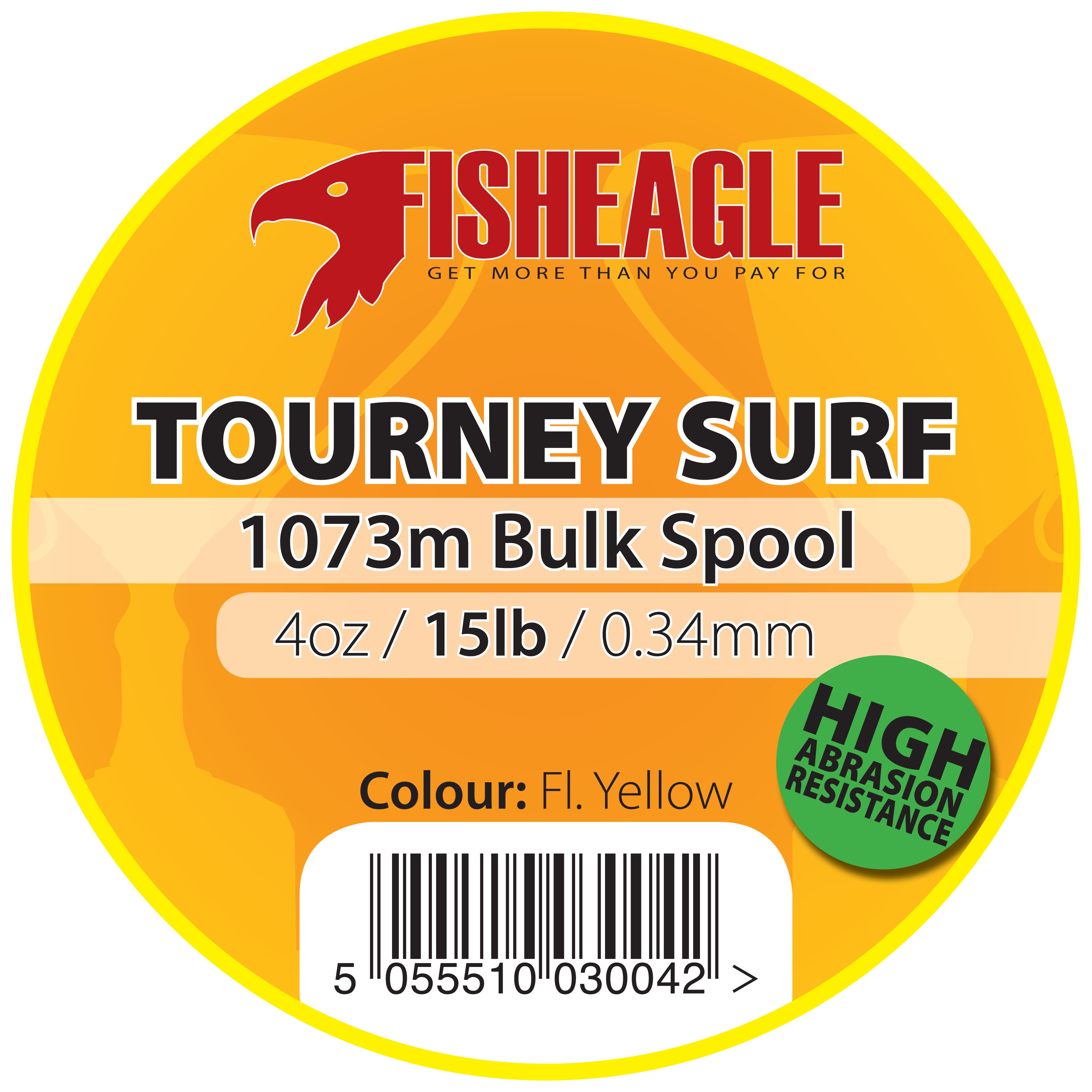 Fisheagle Tourney Surf Fl.Yellow: 12lb