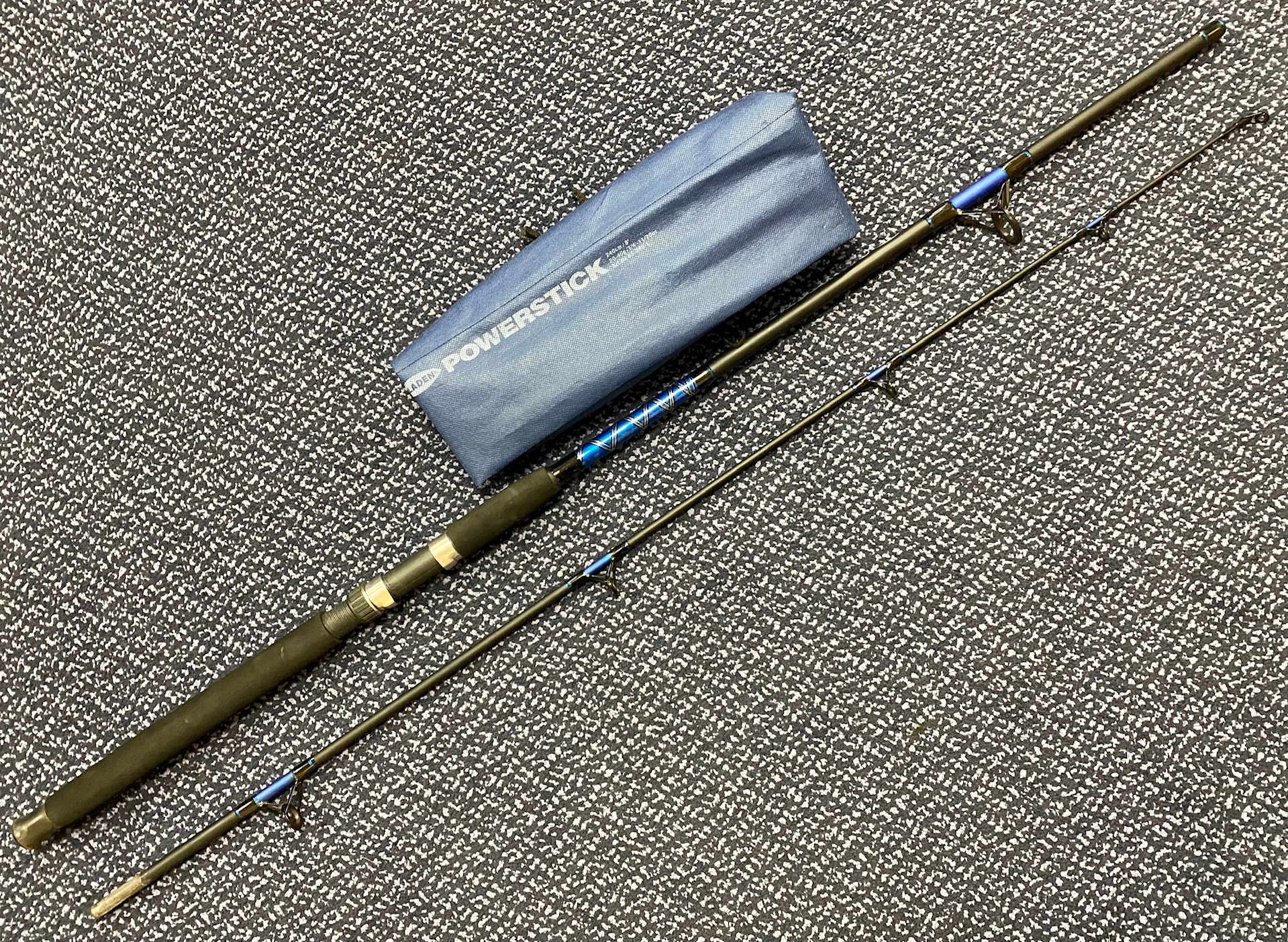 Preloved Fladen Power Stick Spinning Rod 8ft 20-40g 2 piece (in
