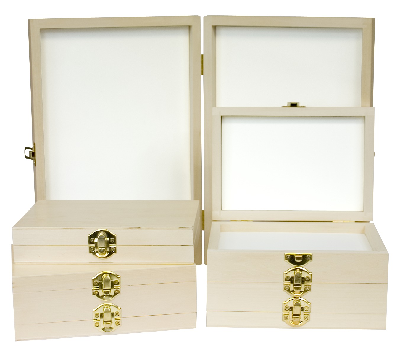 Stillwater Wooden Fly boxes: Small Double
