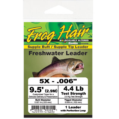 Frog Hair Supple Leader – Glasgow Angling Centre