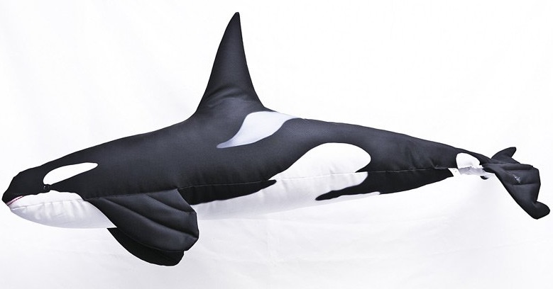 Orca Kissen Gaby Kuscheltier 118 cm Orca Pillow 