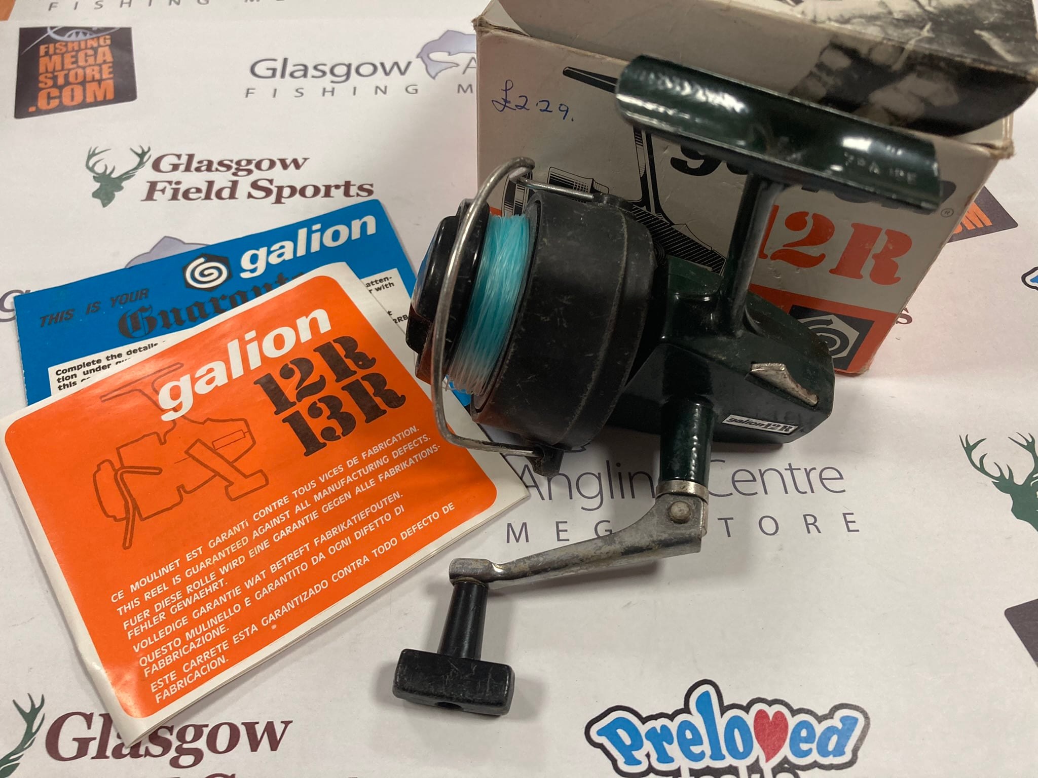 Preloved Garcia Galion 12R Junior Spinning Reel (Boxed)(France) - Used –  Glasgow Angling Centre
