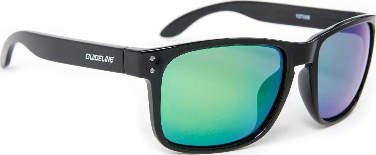 Guideline Coastal Sunglasses - Grey Lens Green Revo Coating – Glasgow  Angling Centre