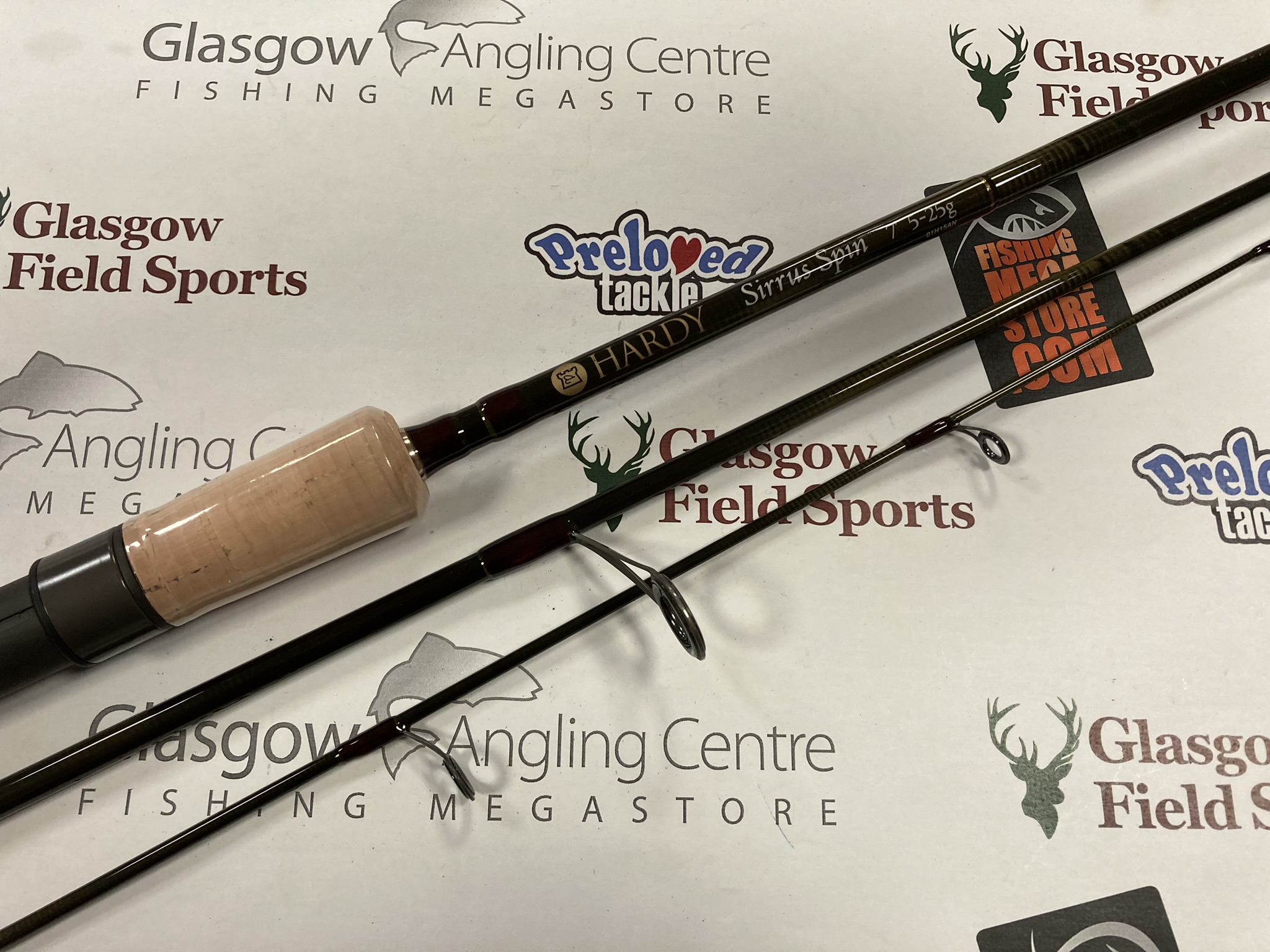 Preloved Hardy Sirrus Spin 7ft 5-25g 3pc Spinning Rod (No Bag/No Tube) - As  New – Glasgow Angling Centre