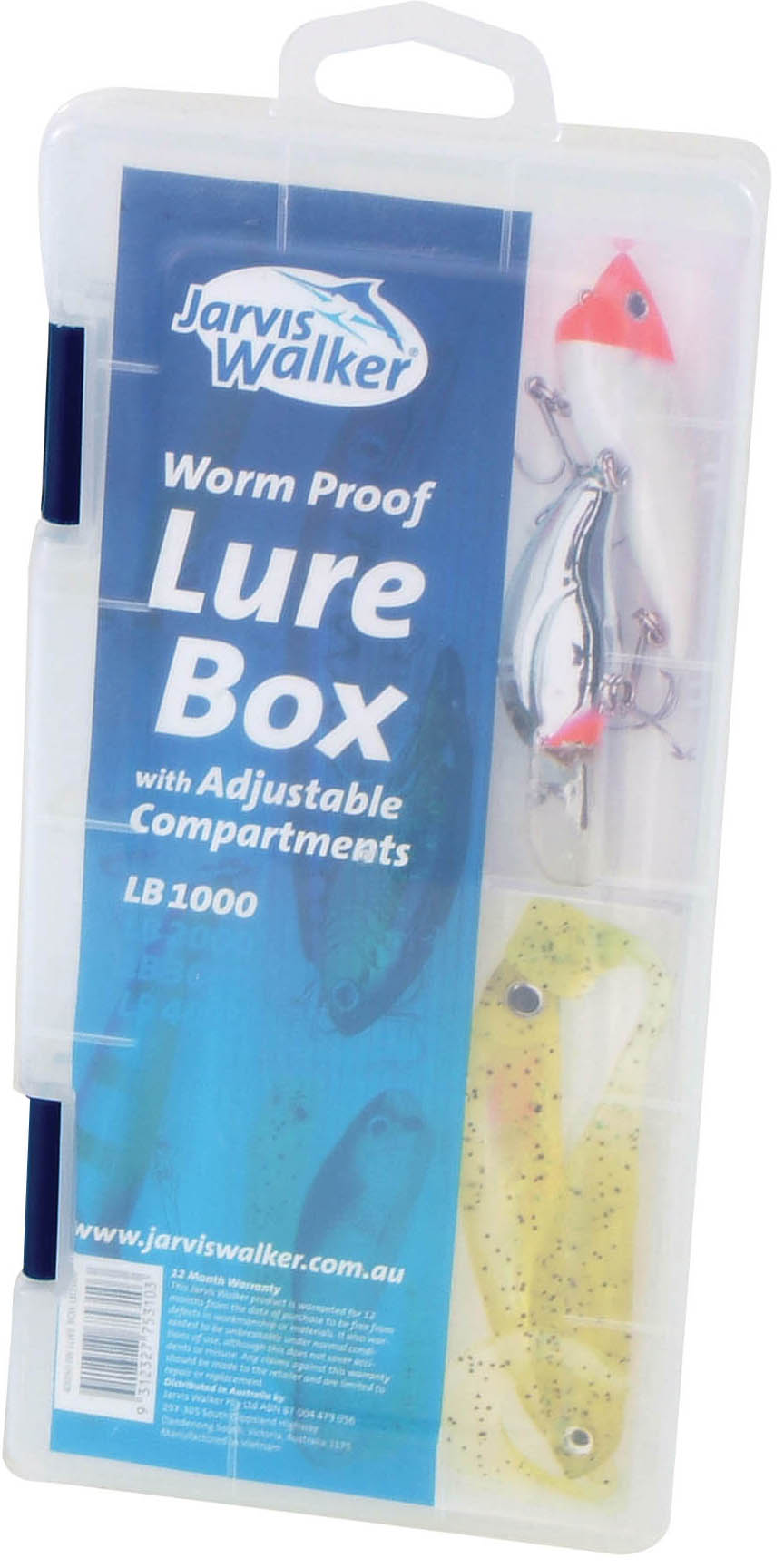 Jarvis Walker LB4000 Worm Proof Lure Box