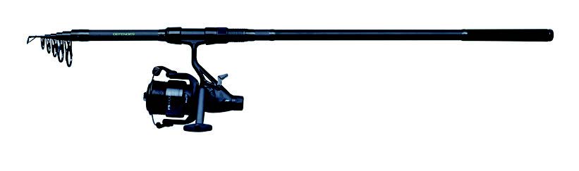 thumbnail interactive-video image 1 of JRC Defender Specimen Fishing Rods - 2.75lb & 3lb Test, Cork Handle, Multiple Lengths 1 of 3