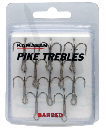 K62 Barbed Treble Hooks