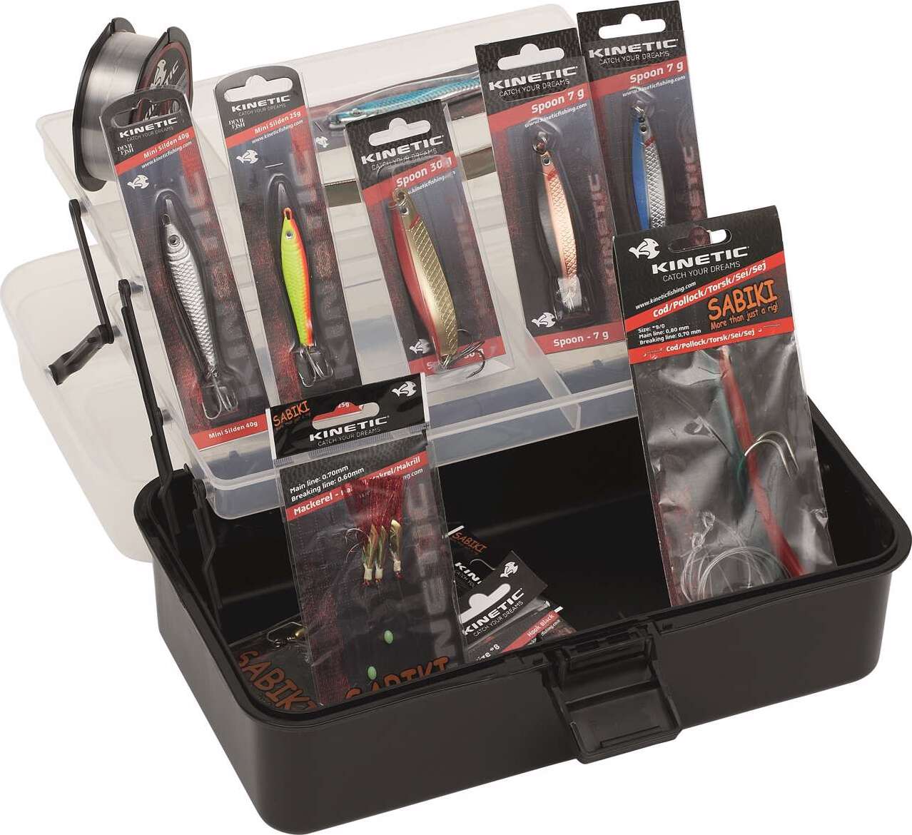 Kinetic Tackle Box Big Kit - Saltwater – Glasgow Angling Centre
