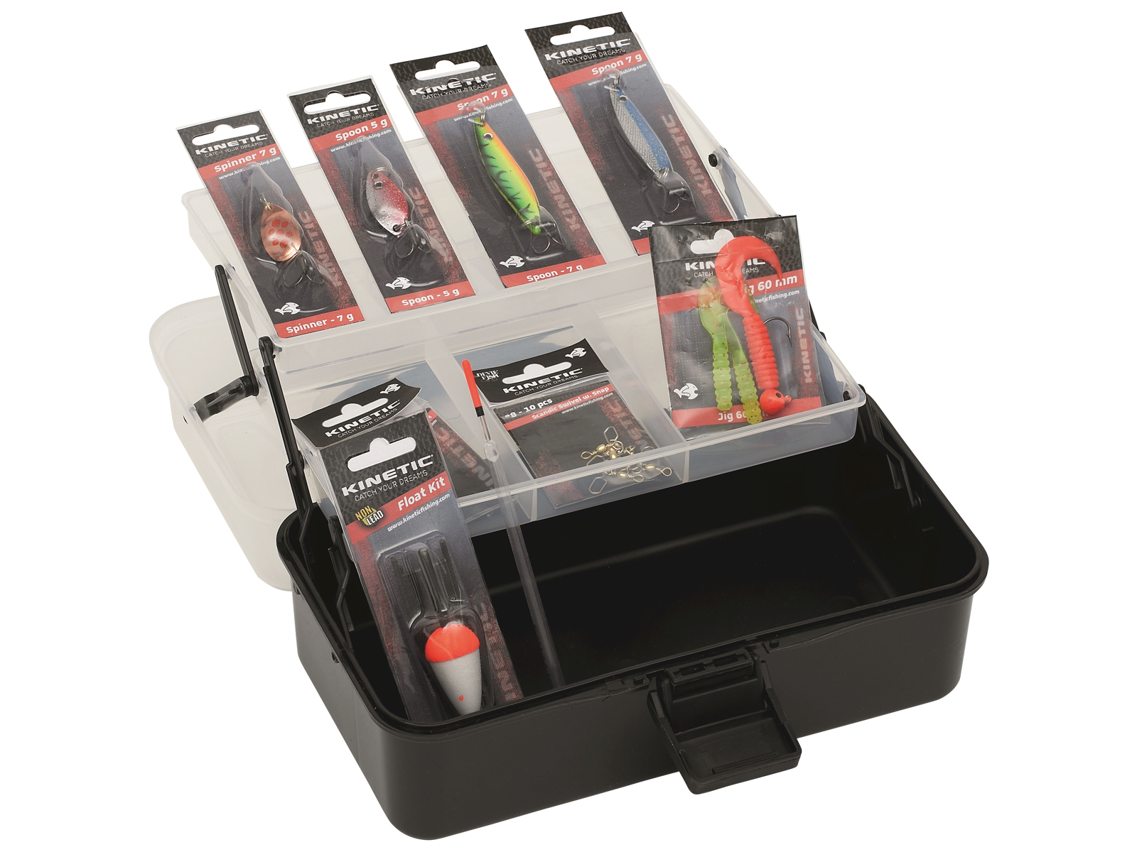 Kinetic Tackle Box Kit - Freshwater – Glasgow Angling Centre