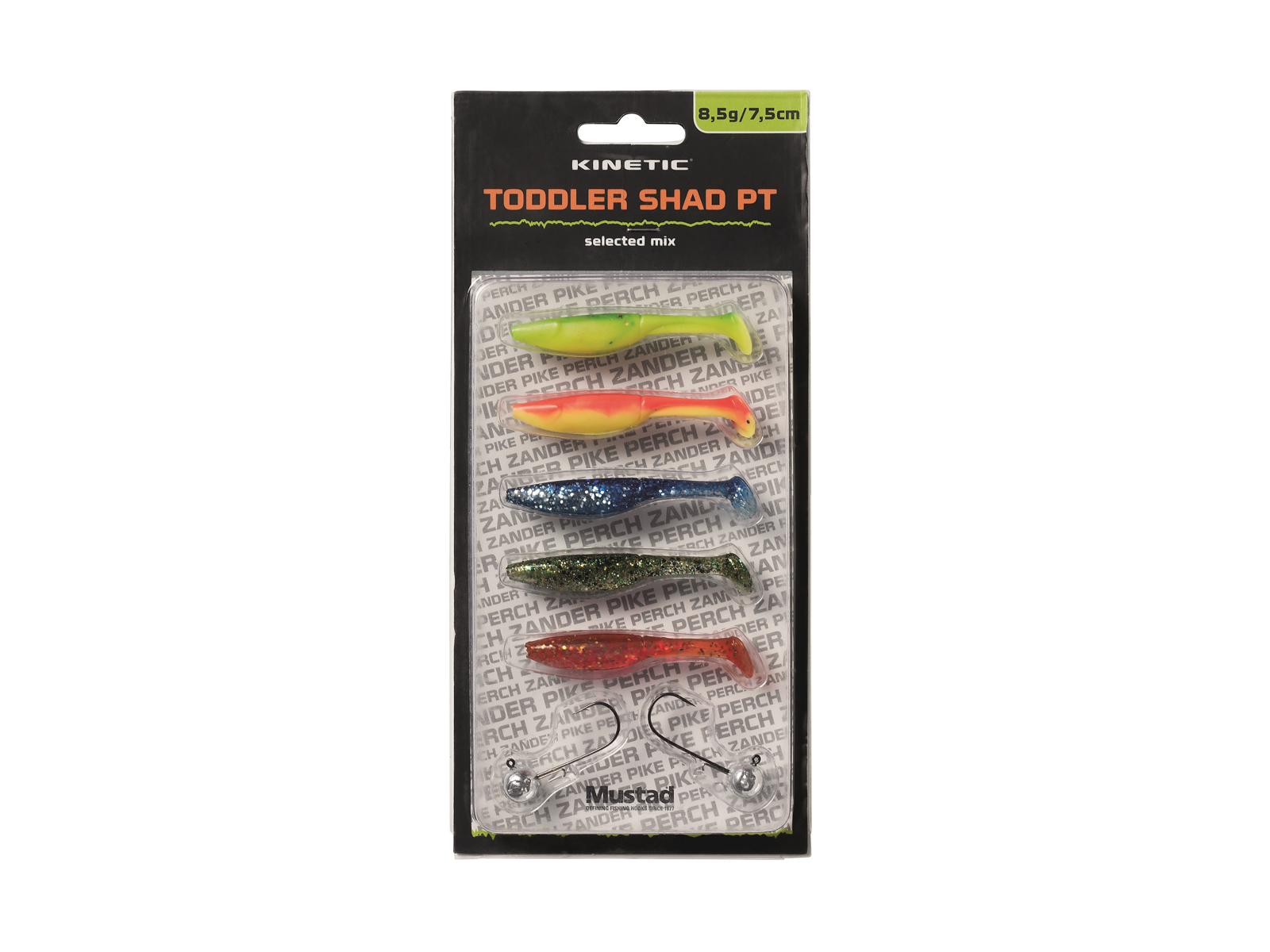 Kinetic Toddler Shad PT Soft Lure 100 mm 17.5g One Size Selected Mix
