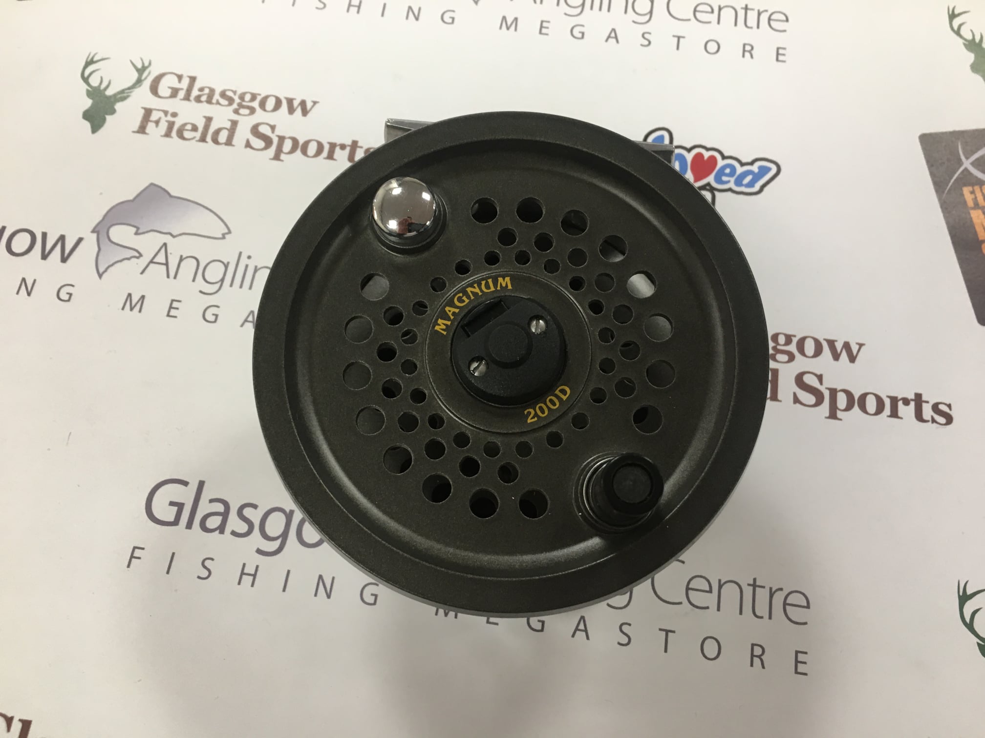 preloved leeda bfr magnum 200d salmon fly reel as new glasgow angling centre glasgow angling centre