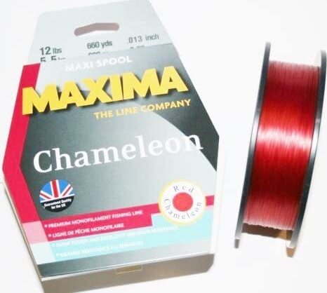Maxima Chameleon Red Monofilament 600m Maxi Spool 12lb – Glasgow