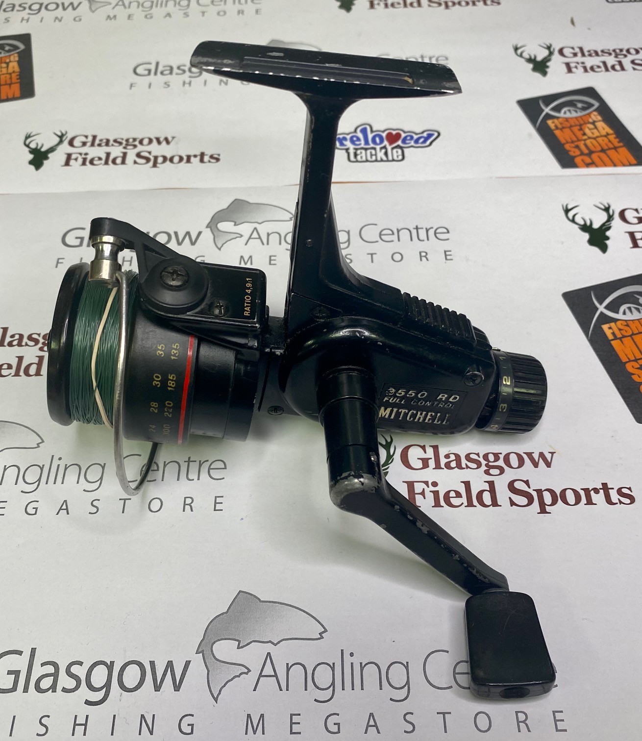 Preloved Mitchell 3550 Rear Drag Full Control with spare spool (no