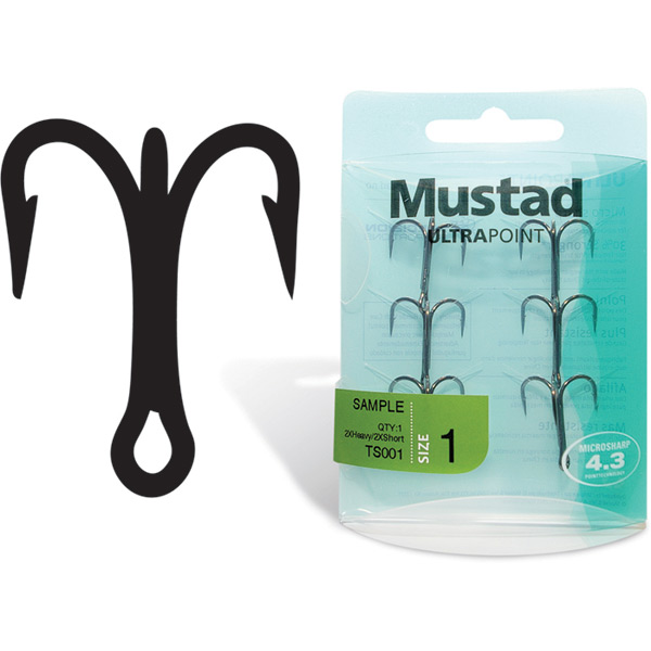 Mustad O'Shaughnessy Ultrapoint Treble Hooks – Glasgow Angling Centre
