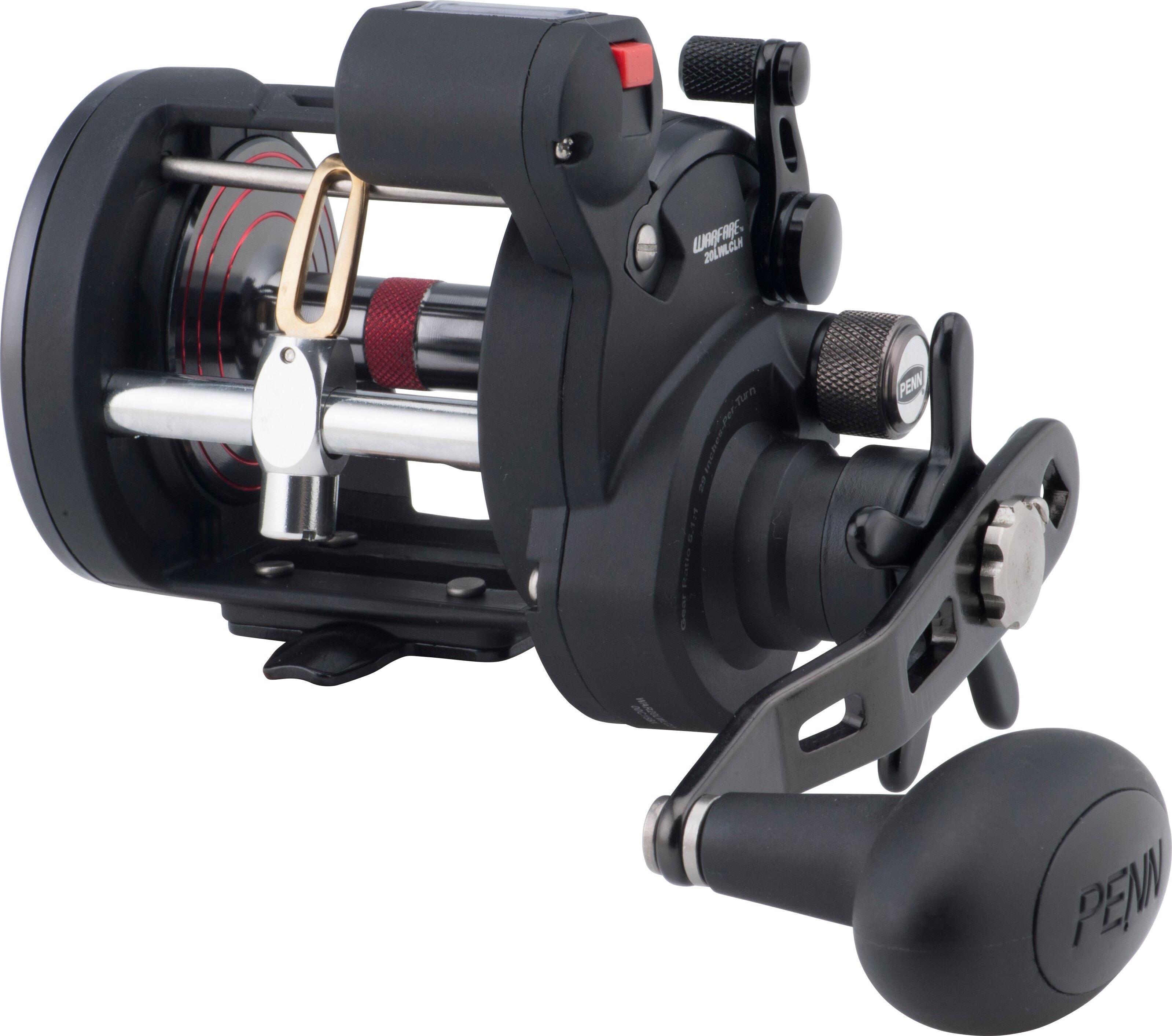 thumbnail image 2 of Penn Warfare Level Wind Multiplier Sea Fishing Reel – Size 15, 20, Or 30, Right Hand, Star Drag 2 of 4