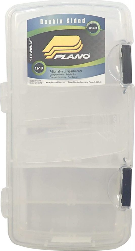Plano Double Sided Utility Box - Clear w/Black Latches (345023