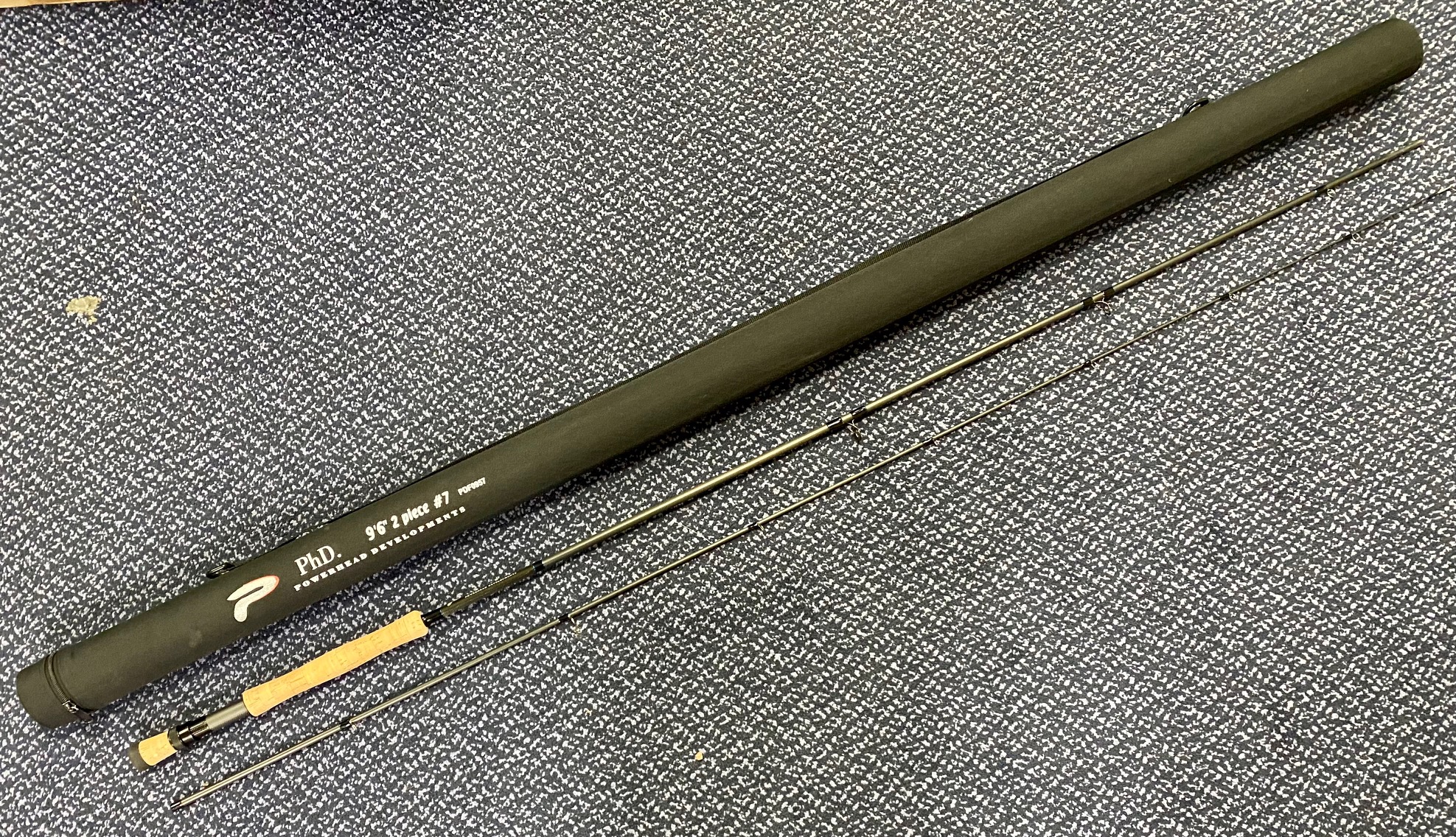 Preloved Powerhead Developments PhD. 9ft6 #7 2 piece fly rod (in tube) -  Used – Glasgow Angling Centre
