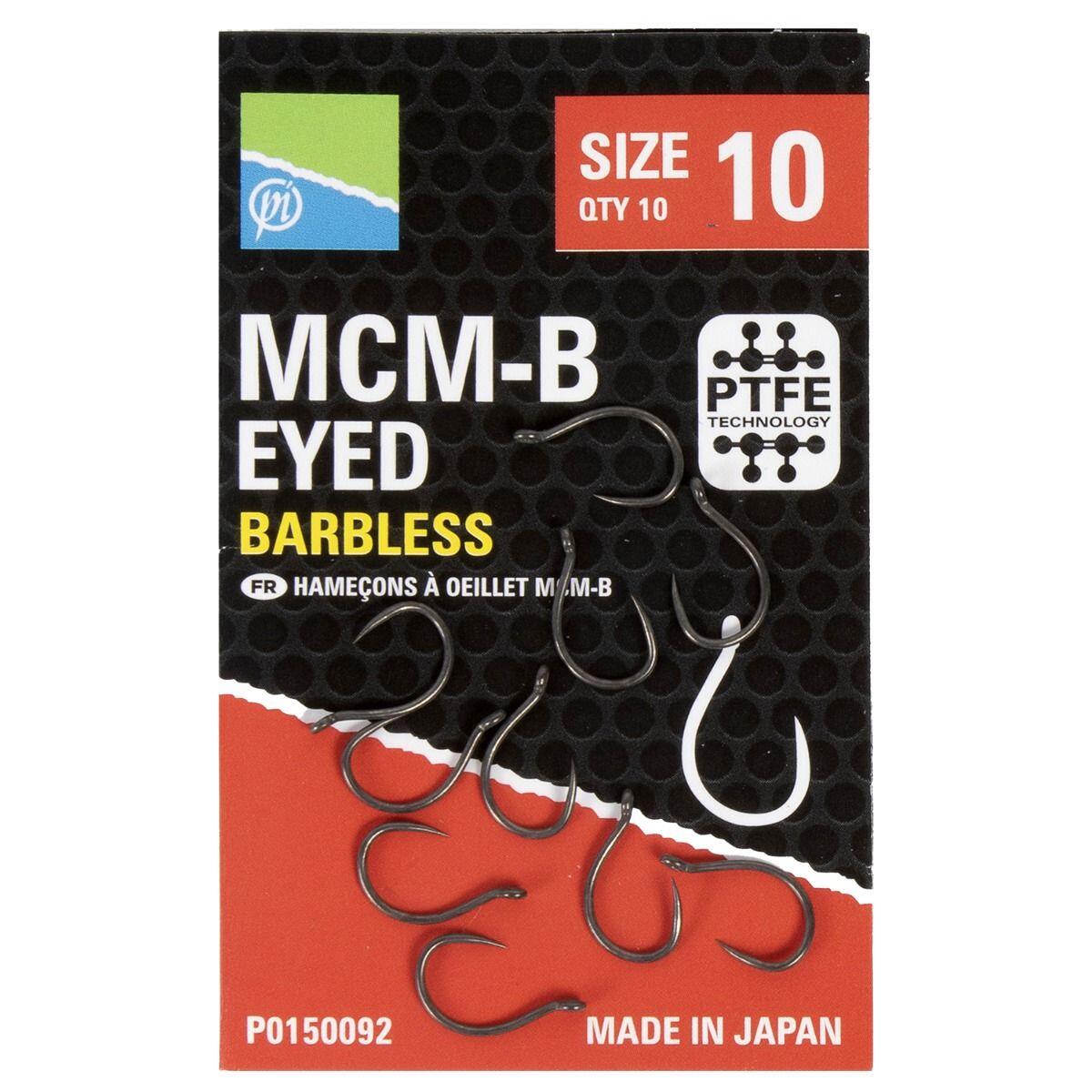 Preston Innovations MCM-B Eyed Barbless Hooks Size: 12 – Glasgow Angling  Centre