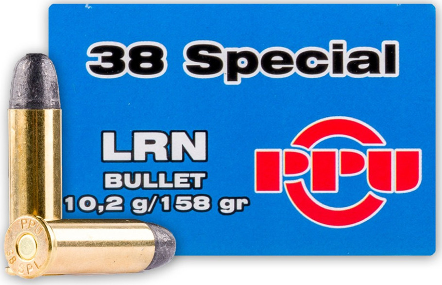 Prvi Patrizan PPU .38 Special RNFP 158GR (50pk) – Glasgow Angling Centre