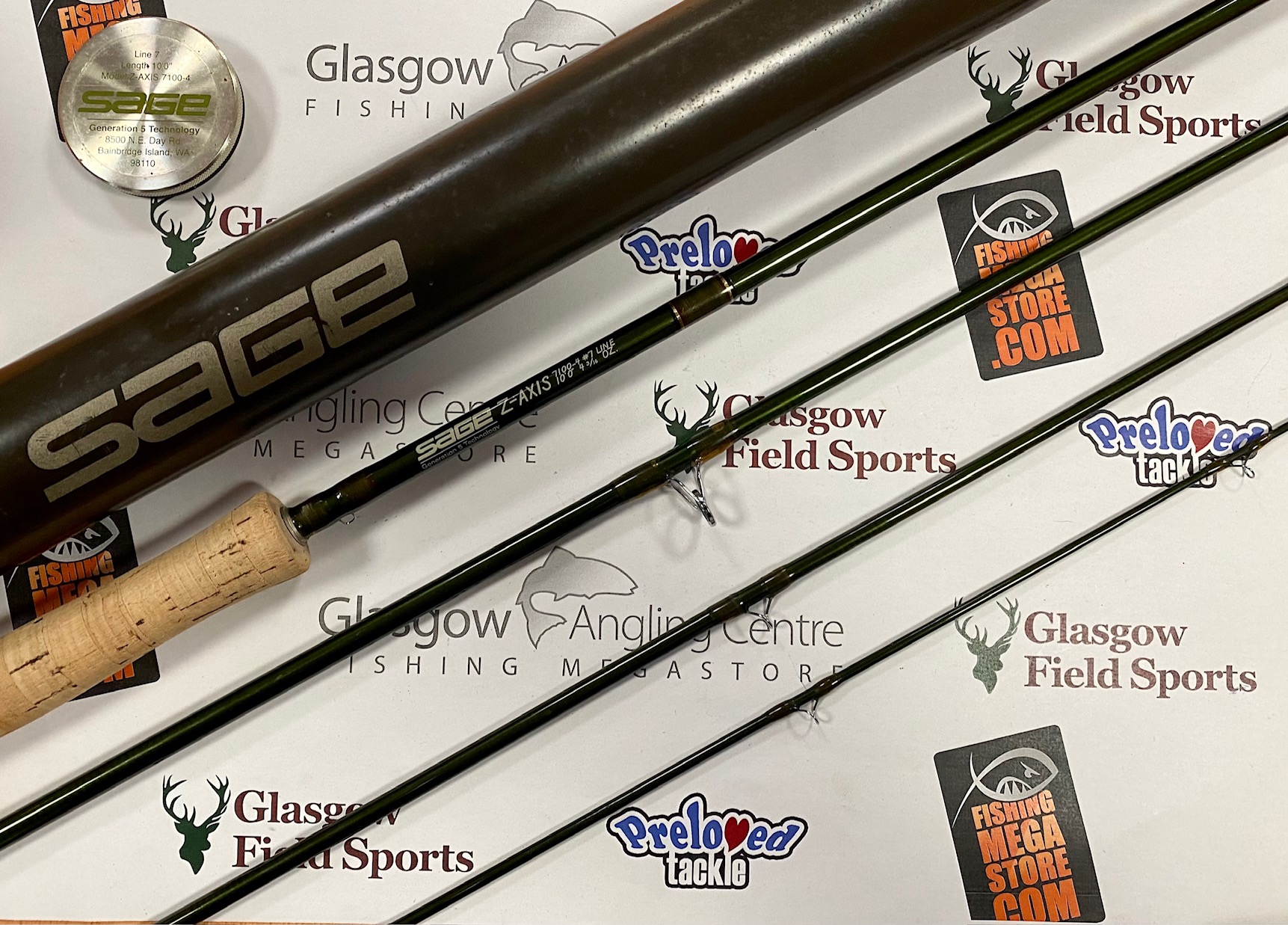 Preloved Sage Z-Axis 10ft #7 4pc Fly Rod (in tube) - Used – Glasgow Angling  Centre