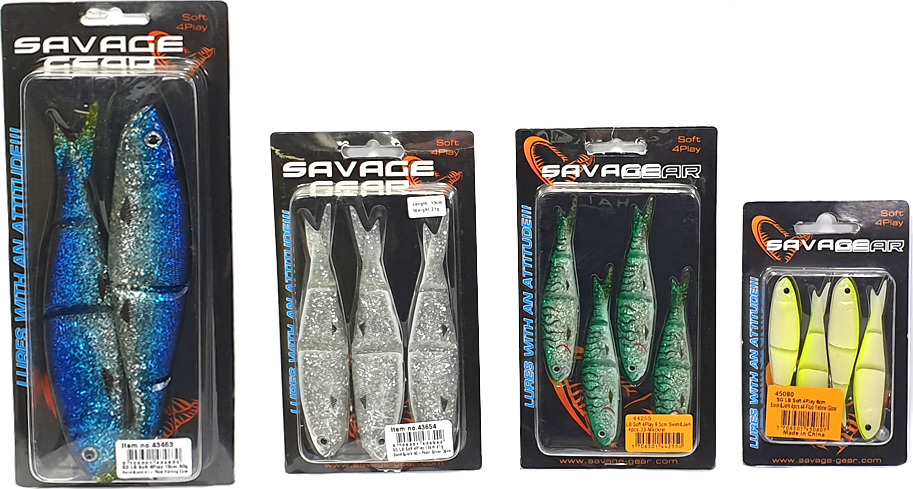 Savage Gear Soft 4Play Loose Body Lure Packs – Glasgow Angling Centre