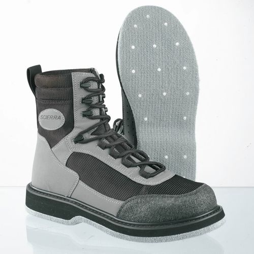 studded fishing boots