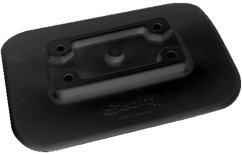 Scotty 341 Glue-On Pad For Inflatable Boats Black