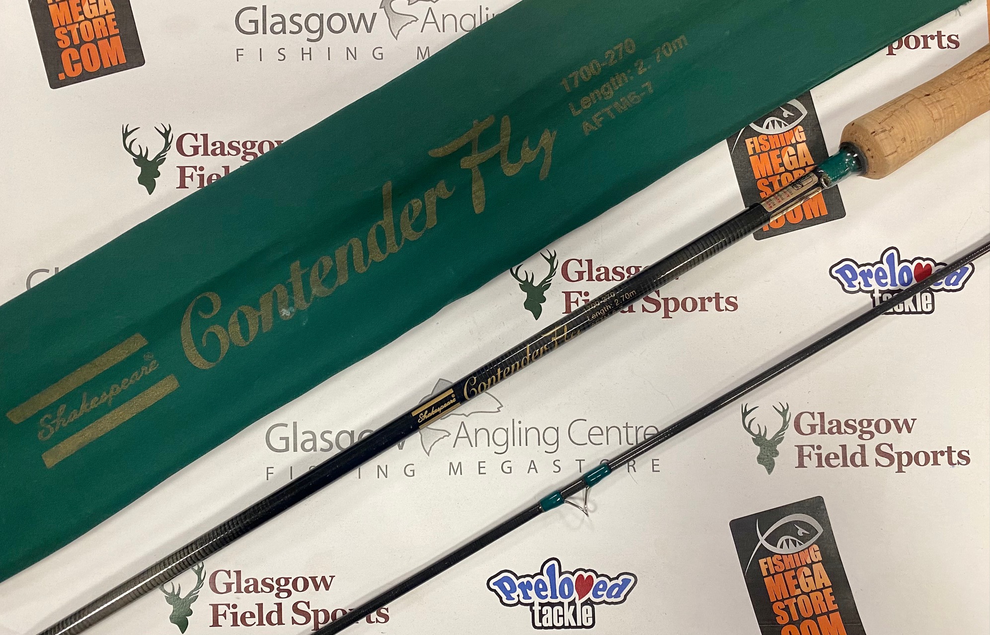 Contender 9ft #6/7 2 piece trout fly rod (in bag) - Used