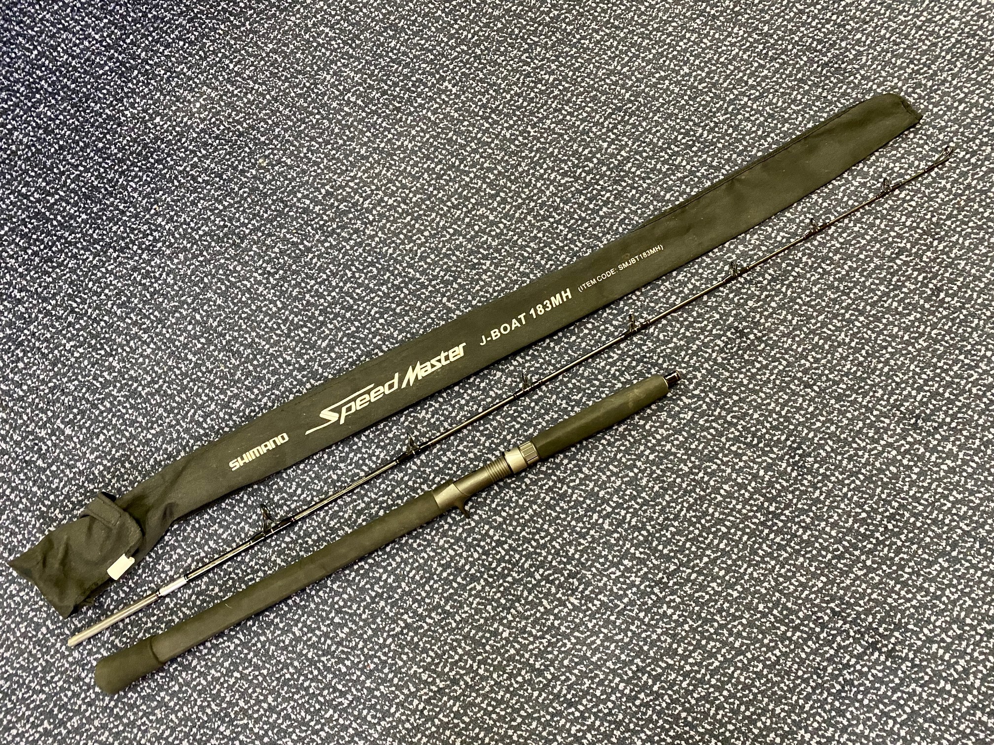Preloved Shimano Speedmaster Jig Rod 2 piece Trigger 1.83m MH (in bag) -  Used – Glasgow Angling Centre