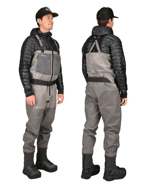 Simms G4Z Stockingfoot Waders Slate – Glasgow Angling Centre