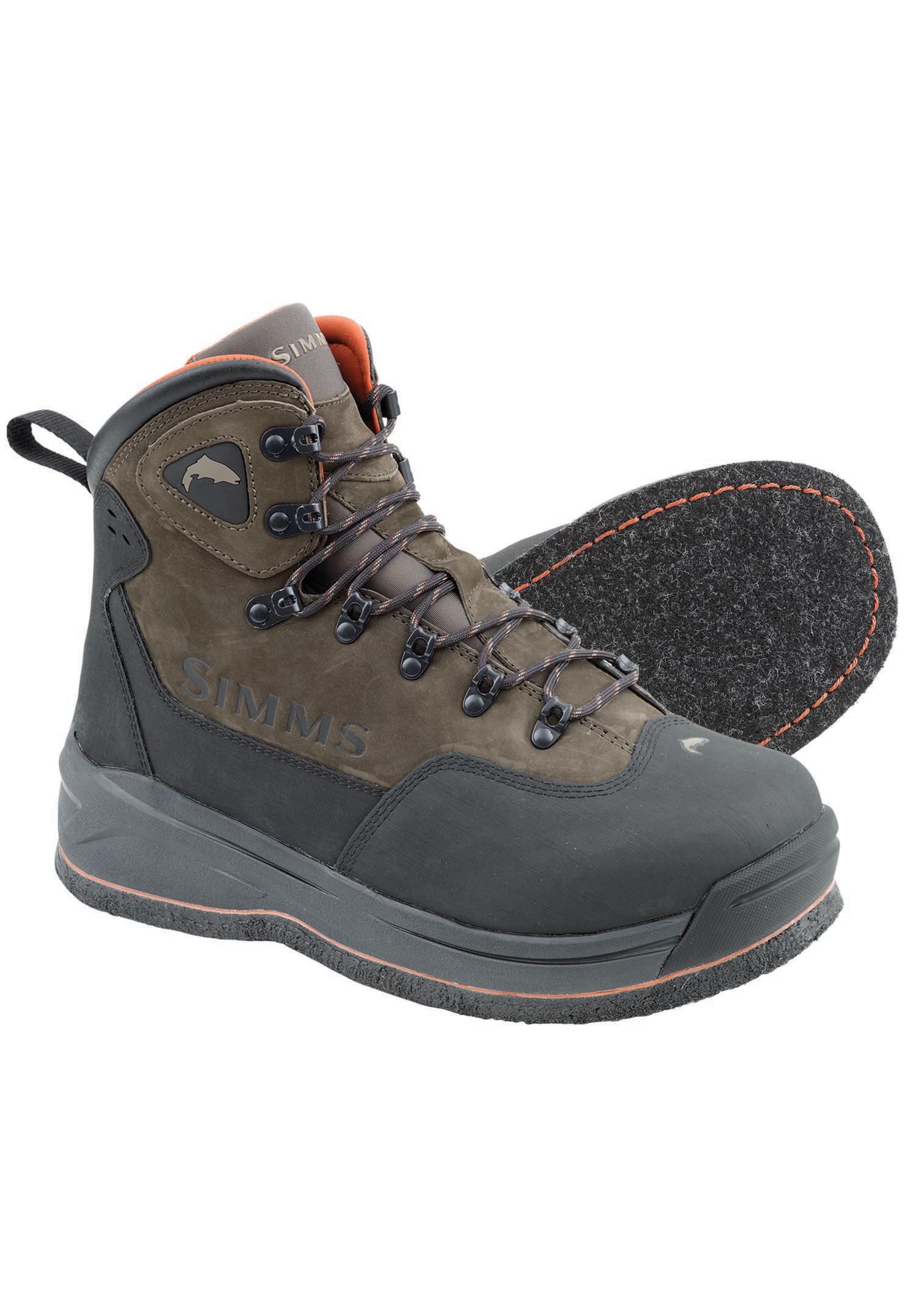 Simms Headwater Pro Felt Sole Wading Boots Dark Olive – Glasgow Angling ...