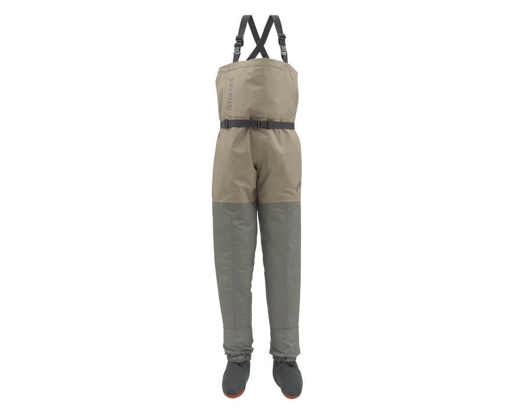 Kids Breathable Stockingfoot Chest Waders - Tan