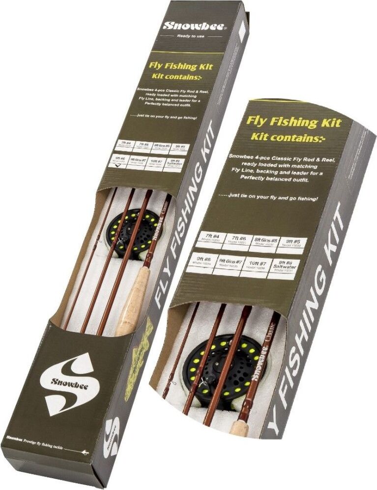 Classic Fly Fishing Kit 9ft #8 Saltwater Rod/Reel/Line Combo 4pc