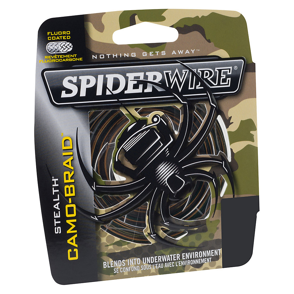 SpiderWire Stealth Smooth Green Camo Braid Line – Glasgow Angling Centre