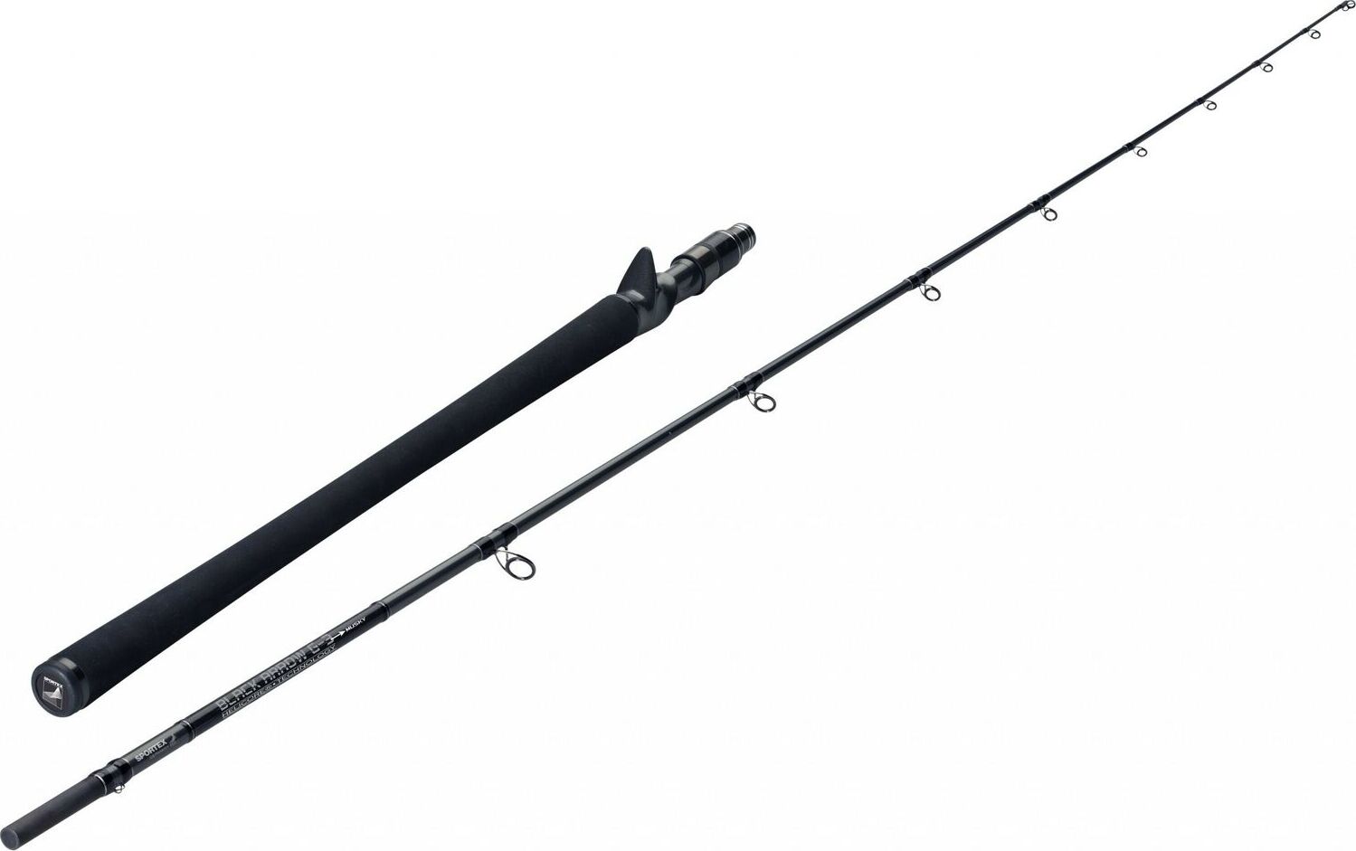 Sportex Black Arrow G-3 Spin Baitcaster Rod 2pc: 8ft 2.4m 80g