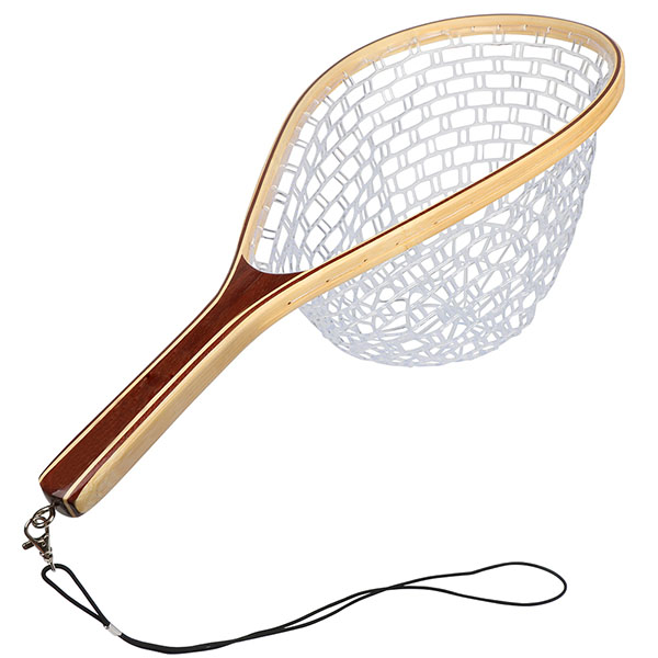 Stillwater Classic Wood Scoop Net with Silicone Ghost Mesh 60x38