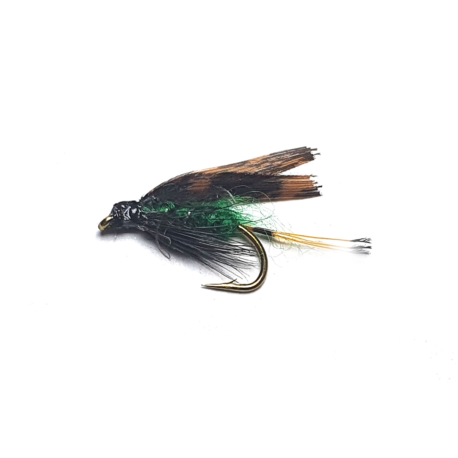 Grouse and Green Wet Fly Size 12 - 1 Dozen