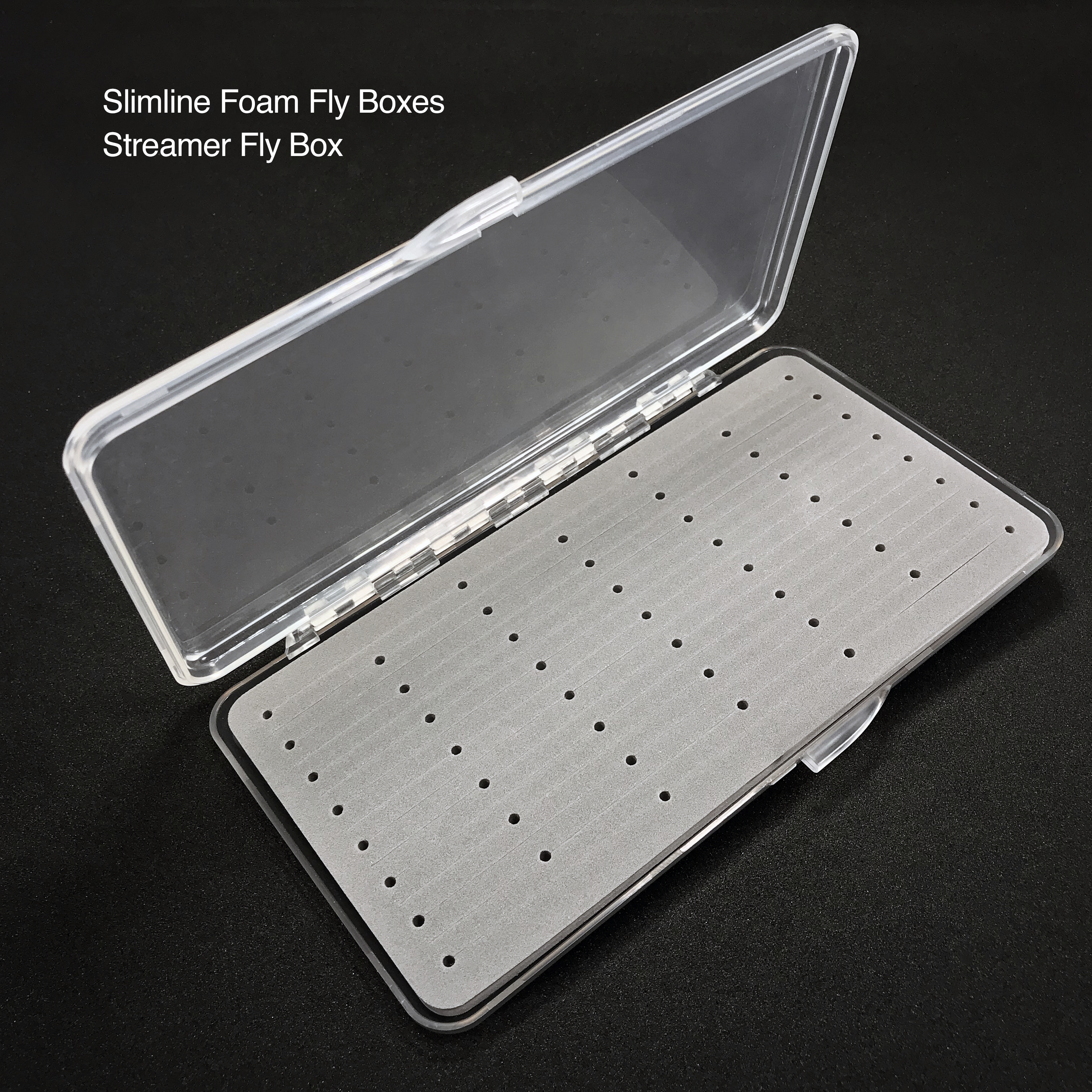Stillwater Slimline Foam Fly boxes: Streamer Fly Box
