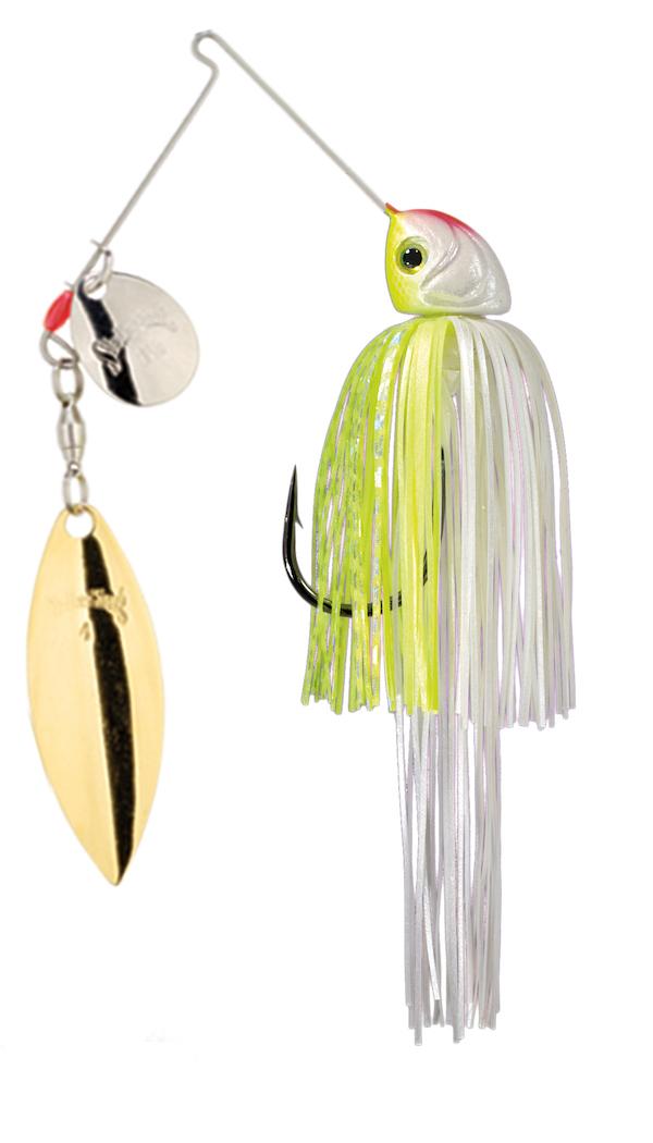 Strike King Hack Attack Heavy Cover Spinnerbait - Chartreuse / White