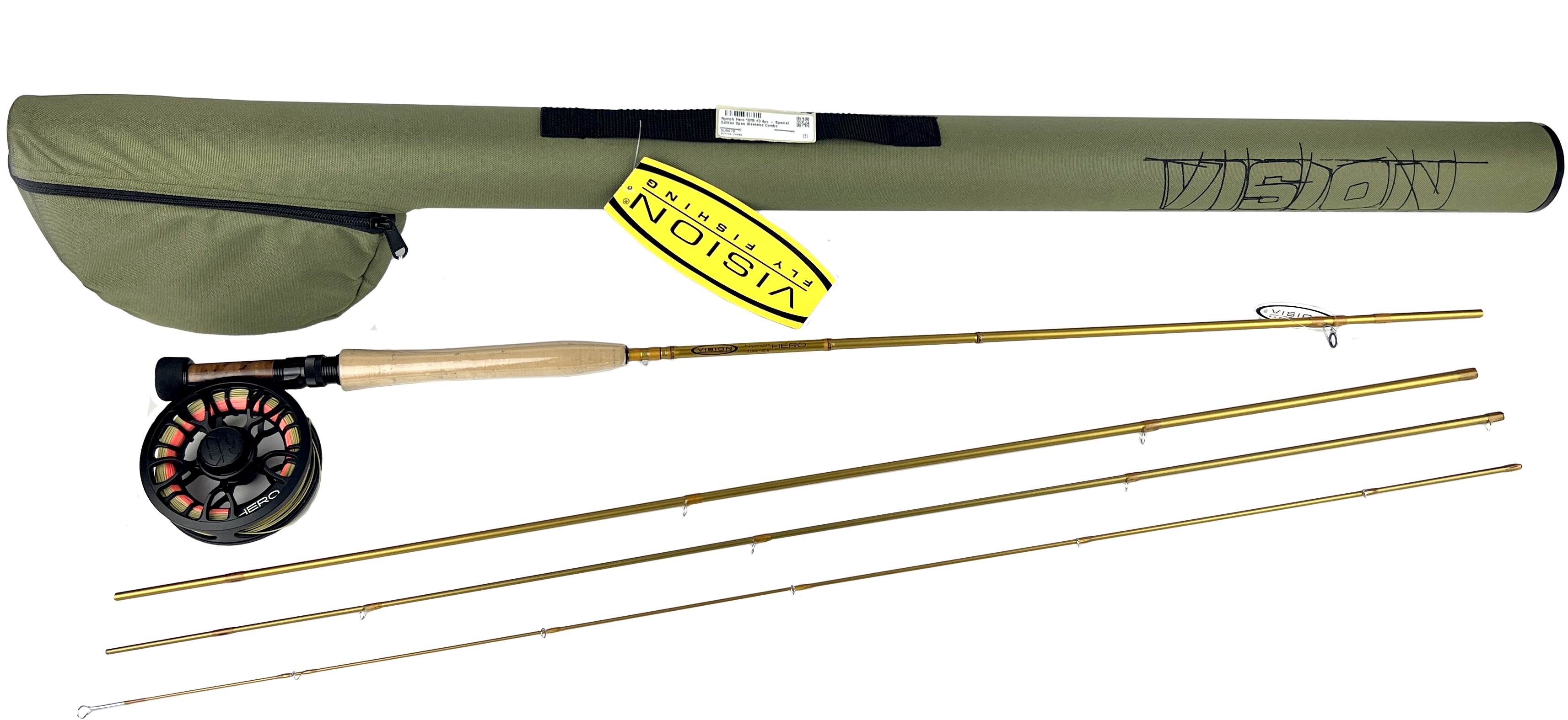 Vision Nymph Hero 10ft6 #3 4pc - Special Edition Combo – Glasgow Angling  Centre