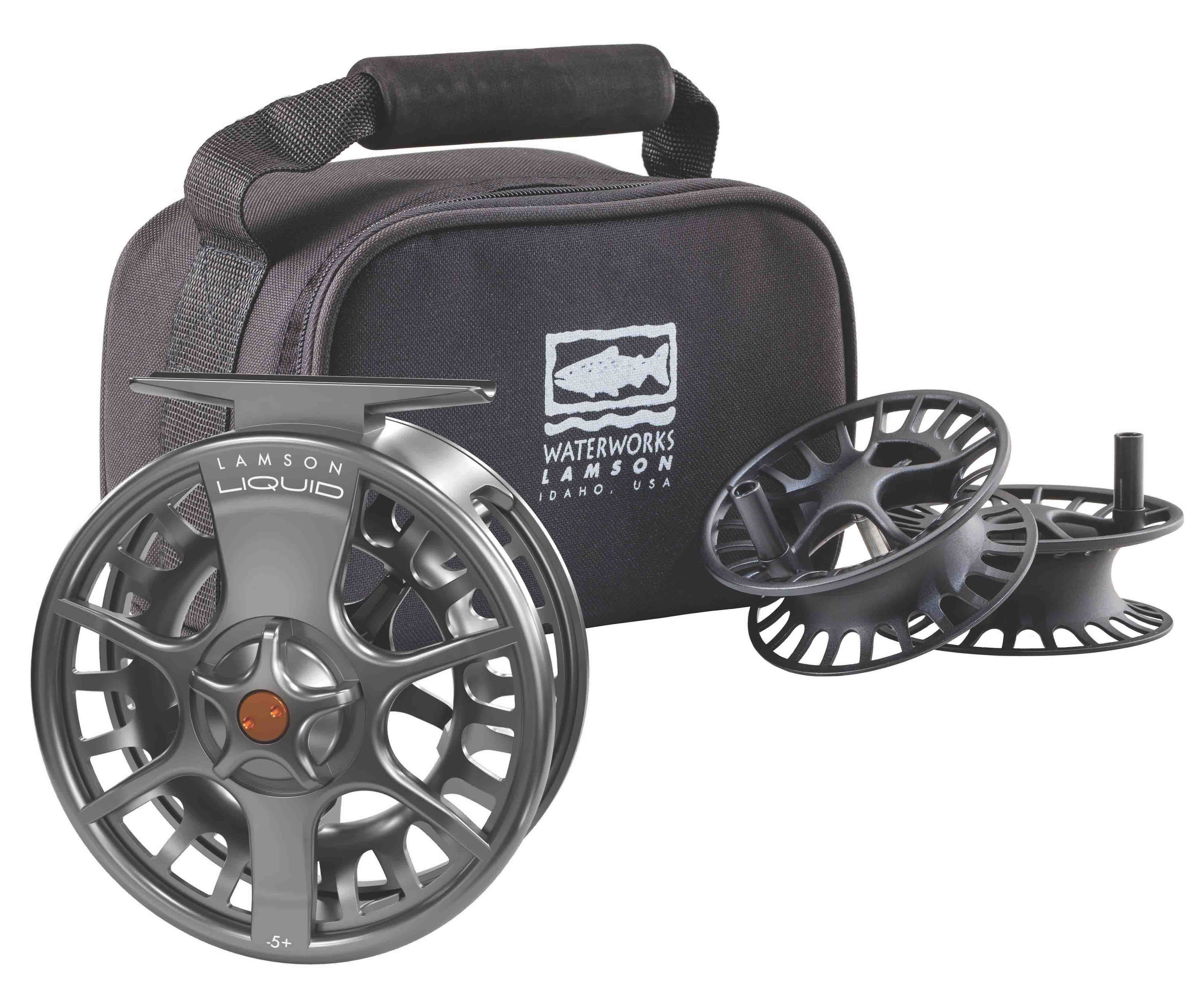 Waterworks Lamson Liquid 3 Pack Fly Reels Size: 9+ : Smoke – Glasgow  Angling Centre