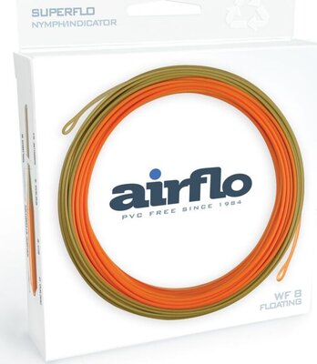 Airflo Superflo KG Nymph Indicator Floating Pale Orange/Lichen Green