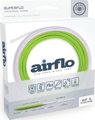 Airflo Superflo Power Taper Floating Chartreuse/White