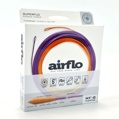 Airflo Superflo Smooth Power Taper Floating Sunburst / Purple